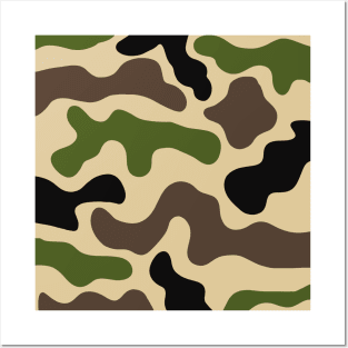 Camouflage, Camo, Camou, Military, Muster, Grafik Posters and Art